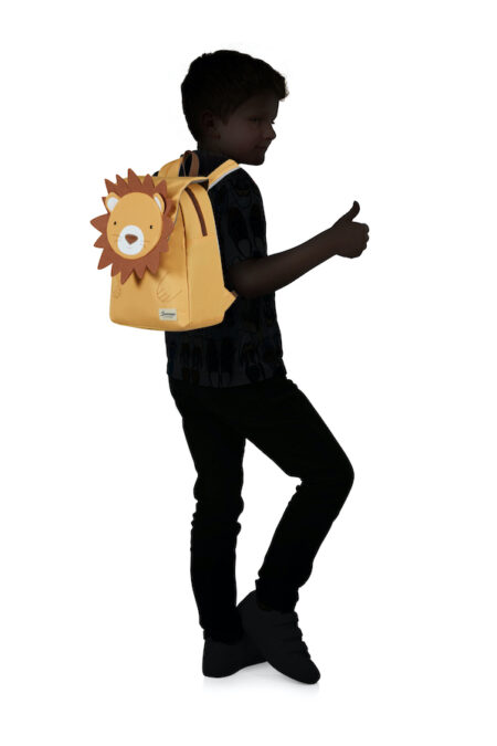 142431_9674_HAPPY_SAMMIES_ECO_BACKPACK_S+_LION_LESTER_WITH SILHOUETTE